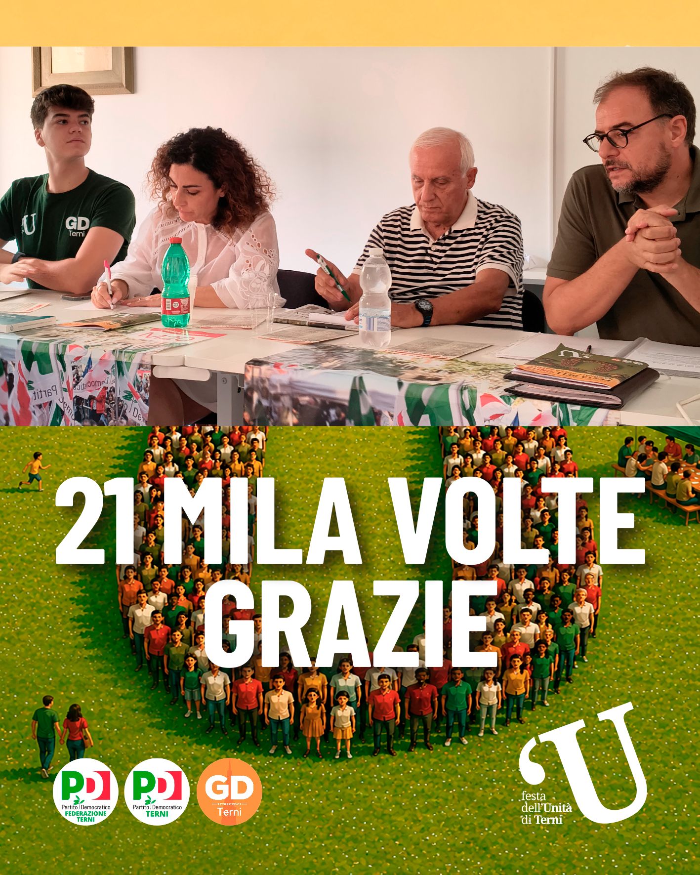 Grande successo per la Festa dell’Unità di Terni: “Oltre 21mila presenze per un evento che ha visto rinnovarsi un patto con la città”